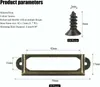 50 Stück Etikettenhalter aus Metall für Möbel, Schubladen, Produktbild-Vorschau 4