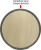 Sofra Inklapbare lage tafel 90 cm Bruin Hout rond Productafbeelding-voorbeeld 4