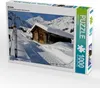 Calvendo Skihütte 1000 Teile Puzzle quer 640x480mm, Produktbild-Vorschau 1