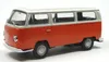 VW Bus (1970) Bulli T2 orange/weiß Modellauto ca. 11,5 cm  Produktbild-Vorschau 3
