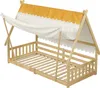 Letto per bambini Flieks 90x200cm con tenda rimovibile, Anteprima dell’immagine prodotto 9