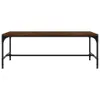 vidaXL Couchtisch Braun Eichen-Optik 100x50x35 cm Produktbild-Vorschau 5