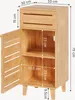Badezimmerschrank 'Epind' Midischrank 75 x 33 x 30 cm Produktbild-Vorschau 4
