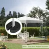 Outsunny Lot de 4 poids de lestage circulaire pour tonnelle Voir les images du produit 2