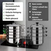 BEM Dampfkocher: 6-tlg Set aus Edelstahl 18/10, Ø 26 cm, Produktbild-Vorschau 6