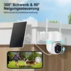 7MAGIC 5MP Solar Überwachungskamera Akku, 355°/90° Produktbild-Vorschau 3