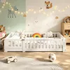 Letto a terra INONEFT per bambini, 80x160 cm, letto Anteprima dell’immagine prodotto 1