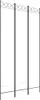 A product shot of a gray metal screen divider with circular decorative elements at the top. Náhľad obrázku produktu