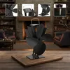 Relaxdays Ofenventilator ohne Strom, geräuscharm, für Kamin Produktbild-Vorschau 3