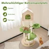 COSTWAY Arbre à chat 139cm, Arbre à chat multicouche avec Voir les images du produit 4