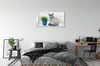 Glasbilder 100x50 Wandkunst sitzende Katze Produktbild-Vorschau 3