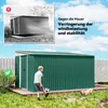 Outsunny, skladovací box z ocele s plochou strechou, Náhľad obrázku produktu 6