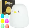 Dziecięca silikonowa lampka nocna LED biały pingwin Podgląd zdjęcia produktu 11