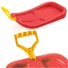 Slide Plate Snow Sled Crazy Run Plastic Kids Bob Snow Red Náhled obrázku produktu 3