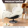 Relaxsessel Höhenverstellbarer 360° Drehsessel Loungesessel Produktbild-Vorschau 4