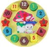 Vzdelávacie drevené triediace hodiny 18 cm + bloky Náhľad obrázku produktu 6