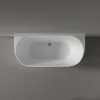 Freistehende Raumsparbadewanne NORA - Acryl - Weiß, Produktbild-Vorschau 3
