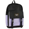 Lila-schwarzer Jugendrucksack, Schulrucksack für Mädchen Produktbild-Vorschau 2