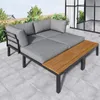 Premium 5-tlg. Gartenmöbel Sitzgruppe Lounge-Set aus Produktbild-Vorschau 1