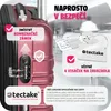 tectake® Mila 4dílná sada tvrdých kufříků z odolného plastu Náhled obrázku produktu 6