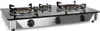 A three-burner gas stove with a glass top. Anteprima dell’immagine prodotto