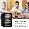 Klarstein chłodziarka do wina, 2 strefy, 132 l, do Podgląd zdjęcia produktu 5