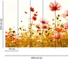 Tadessi Fototapete | Blumen | 3.50 m x 2.55 m | Grün | Rosa Produktbild-Vorschau 1