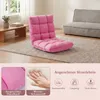 Chaise de sol COSTWAY avec dossier réglable, fauteuil de Voir les images du produit 6