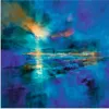 ARTland Glasbild Island Größe: 40x40 cm Produktbild-Vorschau 1