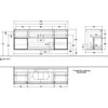 Villeroy & Boch F451GFHG Waschbeckenunterschrank Finion F45 Produktbild-Vorschau 2