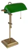 LED Bankerlampe Tischlampe, grün, messing, Produktbild-Vorschau 5