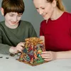 A mother and son are assembling a wooden puzzle box. Náhľad obrázku produktu