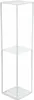 Howhomely Sgabello per fiori in metallo bianco 100 cm - Anteprima dell’immagine prodotto 1