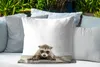 MuchoWow® Outdoor Kissen - Waschbär - Tiere - Jungen - Produktbild-Vorschau 4