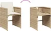 11-tlg. Garten-Essgruppe mit Kissen Beige Poly Rattan Produktbild-Vorschau 6