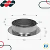 KOTARBAU® Lüftungsgitter 100mm Edelstahl Rund Abluftgitter Produktbild-Vorschau 3