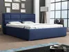 Manželská postel s roštem 160x200 IVENDORF 2 - tmavá modrá Náhled obrázku produktu 7