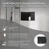 LuxeBath Wandnische Dusche Edelstahl mit befliesbarer Tür Produktbild-Vorschau 5