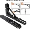 2 Stück 400 mm Klappkonsole Schwerlast, Schwarz Produktbild-Vorschau 4