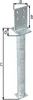 Wspornik słupka teowego 130x500x80x90 mm z surowej stali Podgląd zdjęcia produktu 6