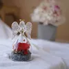 Ewige Rose unter Engelskuppel, Geschenk für Mama, Ewige Produktbild-Vorschau 5