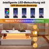 Merax Moderner Hochglanz Couchtisch mit LED-Beleuchtung, 4 Produktbild-Vorschau 6