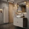 RODAN | Mobile bagno alto - 35/136/27 CM - Beige opaco - Anteprima dell’immagine prodotto 4
