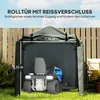 Outsunny Garagenzelt, wasserdicht Zeltgarage mit Tür, Produktbild-Vorschau 6