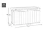 Keter Gartentruhe Darwin 570 L Braun Ecom Produktbild-Vorschau 13