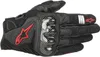Alpinestars SMX-1 Air V2 Gloves Noir/Rouge Fluorescent L Voir les images du produit 1