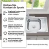 Mucola Küchenspüle SilberSpülbecken EinbauSilberspüle mit Produktbild-Vorschau 11