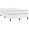 The Living Store Boxspringbett mit Matratze Weiß 120x190 cm Produktbild-Vorschau 2