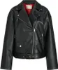 Jack & Jones Frida Biker Lederjacke Schwarz M Frau Schwarz Produktbild-Vorschau 1