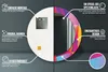 Ø50cm Modern Spiegel - Wandspiegel Wandmontage- Produktbild-Vorschau 7